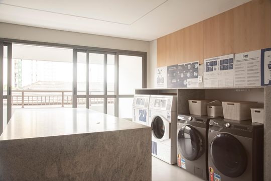 Área comum - Lavanderia de kitnet/studio à venda com 1 quarto, 25m² em Vila da Saúde, São Paulo