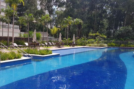 Área comum - Piscina de apartamento à venda com 4 quartos, 203m² em Vila Andrade, São Paulo