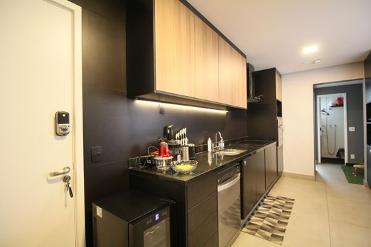 Cozinha de apartamento à venda com 4 quartos, 203m² em Vila Andrade, São Paulo