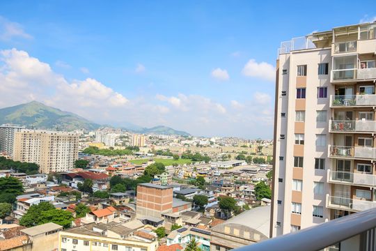 Varanda da Sala de apartamento para alugar com 3 quartos, 70m² em Cachambi, Rio de Janeiro