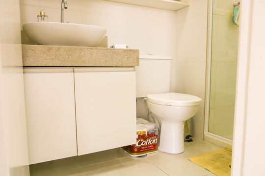 Banheiro Social de apartamento para alugar com 3 quartos, 70m² em Cachambi, Rio de Janeiro