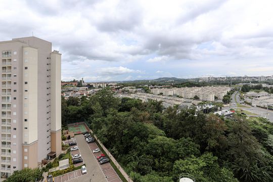 Vista - Quarto 3 - Suíte de apartamento para alugar com 3 quartos, 89m² em Cezar de Souza, Mogi das Cruzes