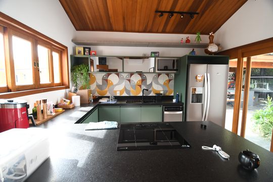 Cozinha de casa de condomínio à venda com 3 quartos, 300m² em Colinas do Ermitage (sousas), Campinas
