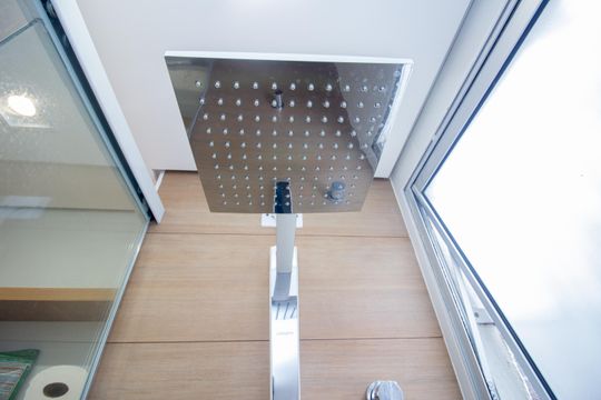 Banheiro Social de apartamento à venda com 2 quartos, 65m² em Cabral, Contagem
