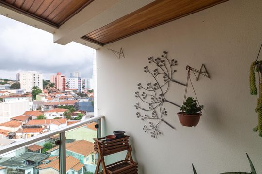 Sacada da Salas de apartamento à venda com 2 quartos, 106m² em Jardim Proença, Campinas