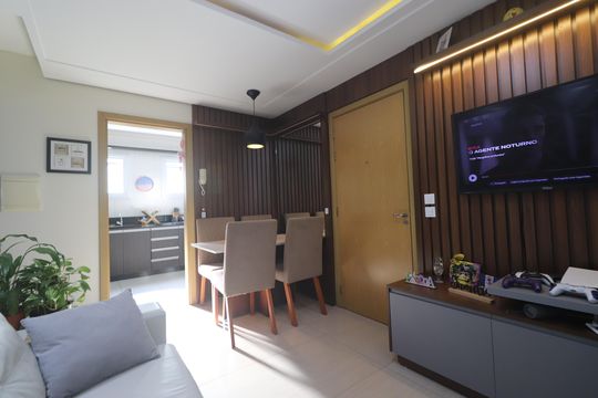 Sala de apartamento à venda com 2 quartos, 65m² em Liberdade, Novo Hamburgo