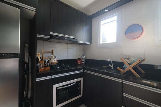 Cozinha de apartamento à venda com 2 quartos, 65m² em Liberdade, Novo Hamburgo