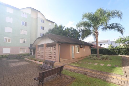 Área comum - Salão de festas de apartamento à venda com 2 quartos, 65m² em Liberdade, Novo Hamburgo
