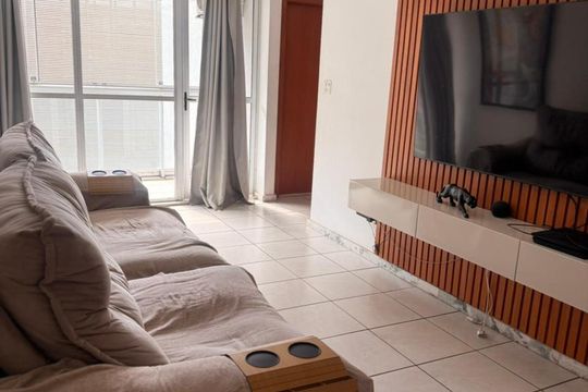 Sala de apartamento à venda com 2 quartos, 57m² em Chácaras, Betim