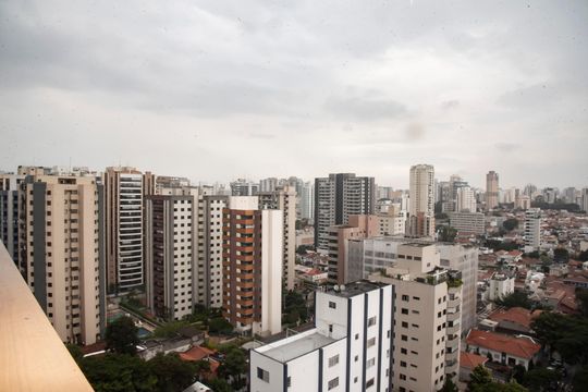 Vista da Varanda do Quarto de apartamento à venda com 2 quartos, 68m² em Vila Clementino, São Paulo