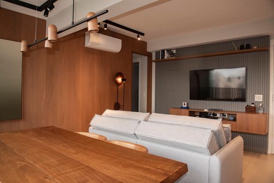 Sala de apartamento à venda com 2 quartos, 68m² em Vila Clementino, São Paulo