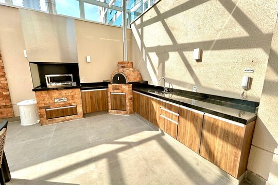 Área comum - Churrasqueira de apartamento para alugar com 2 quartos, 46m² em Jardim Flor da Montanha, Guarulhos
