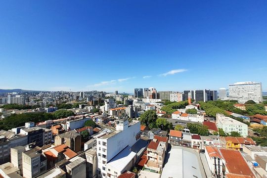 Vista da janela de apartamento à venda com 1 quarto, 29m² em Cidade Baixa, Porto Alegre