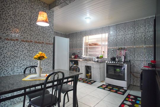 Cozinha de casa para alugar com 2 quartos, 140m² em Santos Dumont, São Leopoldo