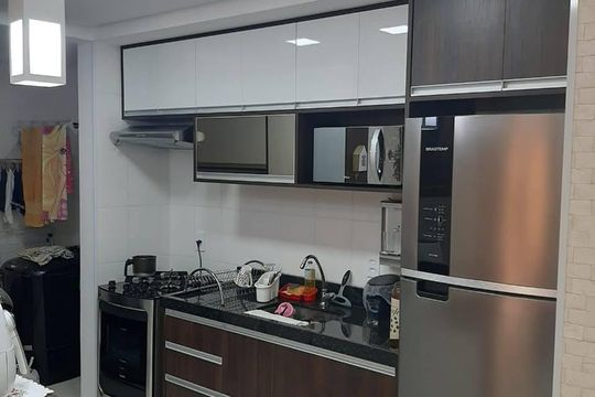 Cozinha de apartamento à venda com 2 quartos, 46m² em Freguesia do Ó, São Paulo