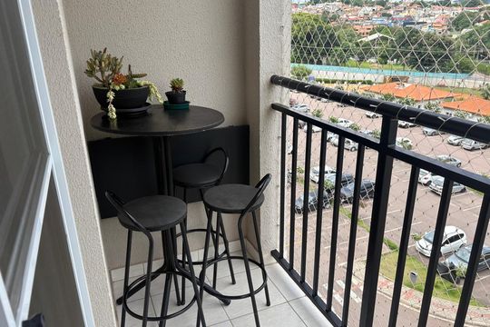 varanda de apartamento à venda com 2 quartos, 46m² em Freguesia do Ó, São Paulo