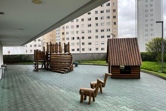 Área comum - Playground de apartamento para alugar com 2 quartos, 70m² em Parque Industrial Tomas Edson, São Paulo