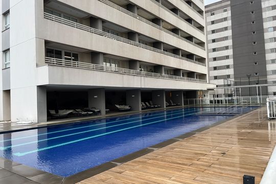 Área comum - Piscina de apartamento para alugar com 2 quartos, 70m² em Parque Industrial Tomas Edson, São Paulo