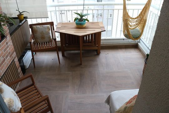 Varanda de apartamento para alugar com 2 quartos, 70m² em Parque Industrial Tomas Edson, São Paulo
