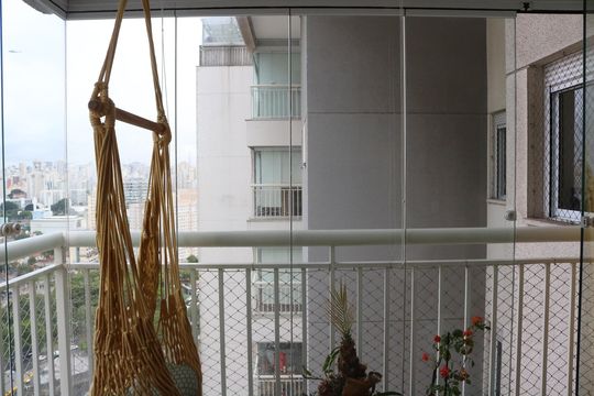 Varanda de apartamento para alugar com 2 quartos, 70m² em Parque Industrial Tomas Edson, São Paulo