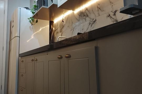 Cozinha de apartamento à venda com 2 quartos, 36m² em Vila Socorro, São Paulo