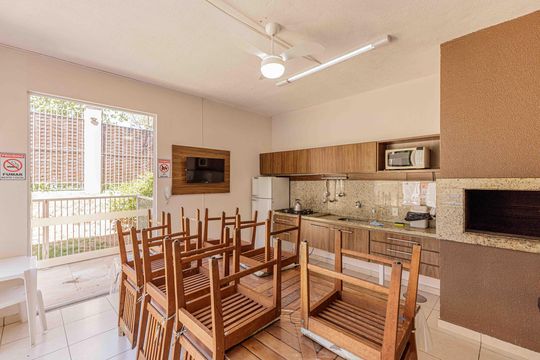 Área comum - Churrasqueira de apartamento à venda com 2 quartos, 62m² em Sarandi, Porto Alegre