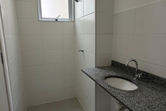 Banheiro de apartamento para alugar com 2 quartos, 47m² em Palmeiras, Belo Horizonte