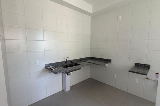 Cozinha de apartamento para alugar com 2 quartos, 47m² em Palmeiras, Belo Horizonte