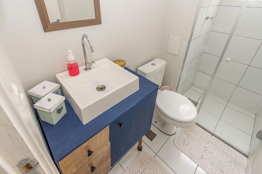 Banheiro Corredor de apartamento para alugar com 3 quartos, 70m² em Parque Euclides Miranda, Sumaré