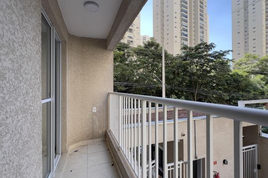 Varanda da Sala de apartamento à venda com 2 quartos, 44m² em Picanço, Guarulhos