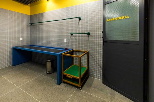 Lavanderia de kitnet/studio para alugar com 1 quarto, 27m² em Sumarezinho, São Paulo