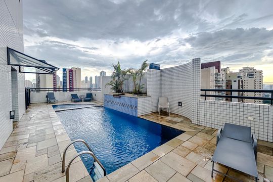 Área comum - Piscina de apartamento à venda com 2 quartos, 52m² em Tatuapé, São Paulo