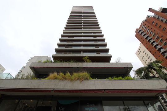 Fachada do Prédio de apartamento para alugar com 2 quartos, 91m² em Itaim Bibi, São Paulo