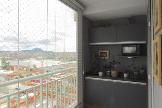 Varanda de apartamento à venda com 3 quartos, 70m² em Presidente Altino, Osasco