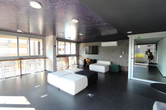 Área Comum - Coworking de kitnet/studio à venda com 1 quarto, 30m² em Indianópolis, São Paulo