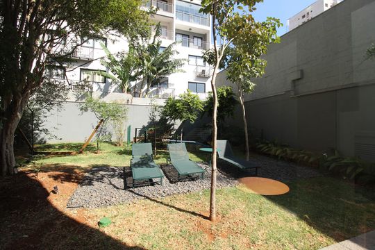 Área Comum - Lazer de kitnet/studio à venda com 1 quarto, 30m² em Indianópolis, São Paulo