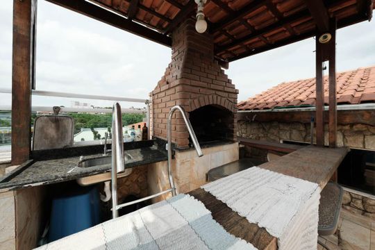 Área gourmet de casa à venda com 4 quartos, 192m² em Parque Savoi City, São Paulo