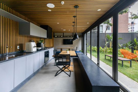 Espaço Gourmet de apartamento à venda com 1 quarto, 70m² em Pinheiros, São Paulo