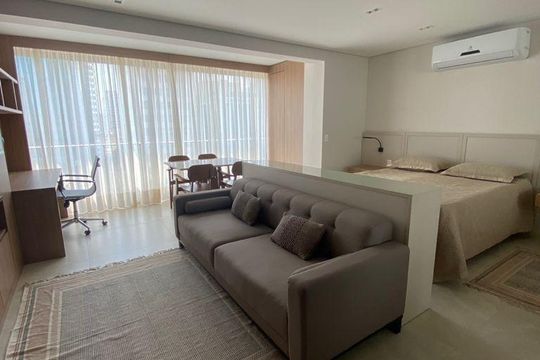 Apartamento para alugar com 1 quarto, 55m² em Moema, São Paulo