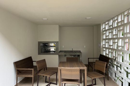 Área comum - Churrasqueira de apartamento à venda com 2 quartos, 34m² em Parque Industrial Tomas Edson, São Paulo