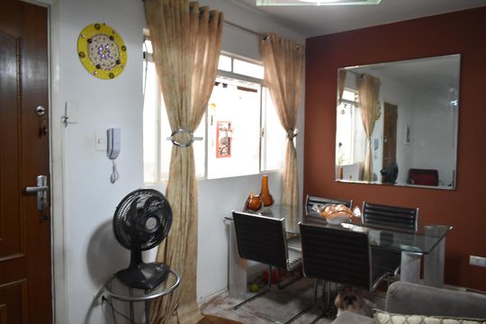 Sala de apartamento à venda com 2 quartos, 72m² em Vila Monte Alegre, São Paulo