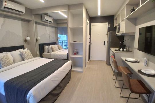 Kitnet/Studio à venda com 1 quarto, 25m² em Indianópolis, São Paulo