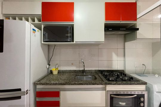 Cozinha - Armários de apartamento à venda com 2 quartos, 48m² em Vila Bela Vista (zona Norte), São Paulo