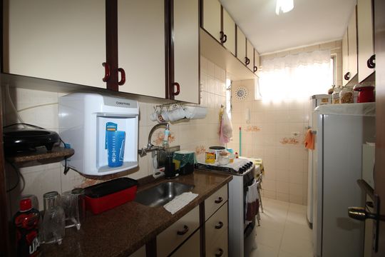 Cozinha de apartamento à venda com 2 quartos, 58m² em Pechincha, Rio de Janeiro