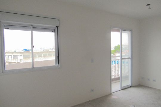 Sala - Cozinha de apartamento à venda com 1 quarto, 42m² em Vila Yolanda, Osasco