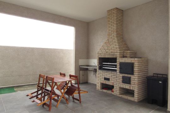 Área comum - Churrasqueira de apartamento à venda com 1 quarto, 42m² em Vila Yolanda, Osasco