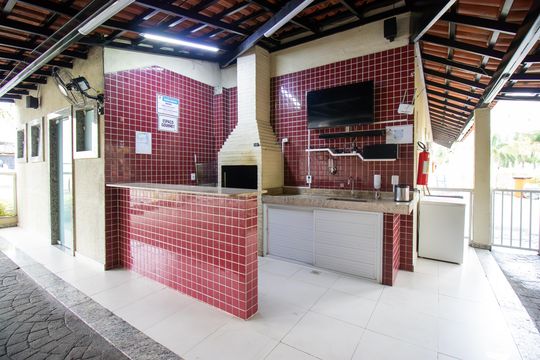 Área comum - Churrasqueira de apartamento para alugar com 2 quartos, 48m² em Colégio, Rio de Janeiro