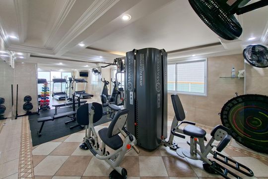 Área comum - Academia de apartamento para alugar com 3 quartos, 170m² em Guilhermina, Praia Grande