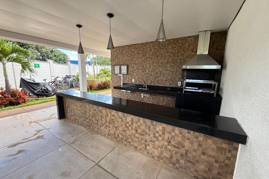 Área comum - Churrasqueira de apartamento para alugar com 2 quartos, 49m² em Chácara Cotia, Contagem