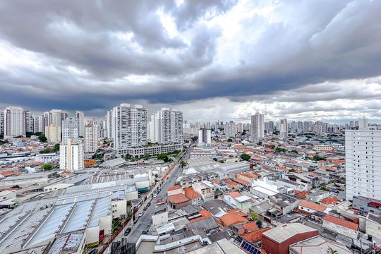 Vista da Varanda de apartamento à venda com 2 quartos, 57m² em Chácara Califórnia, São Paulo